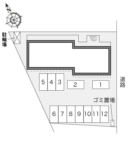 ★手数料０円★津市川方町　月極駐車場（LP）